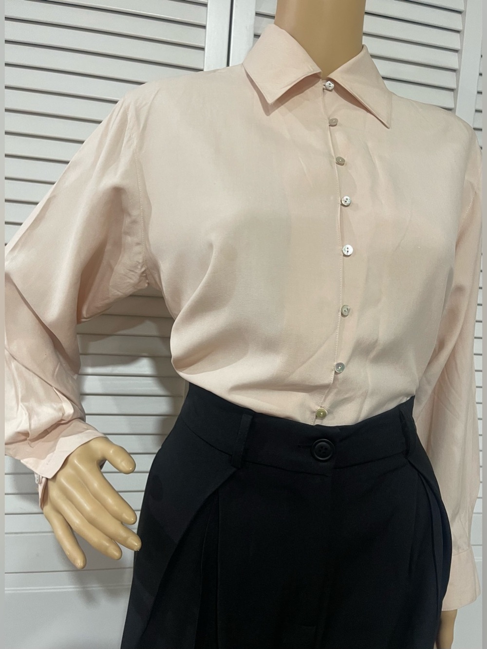 Express Light Blush Button-Down Shirt